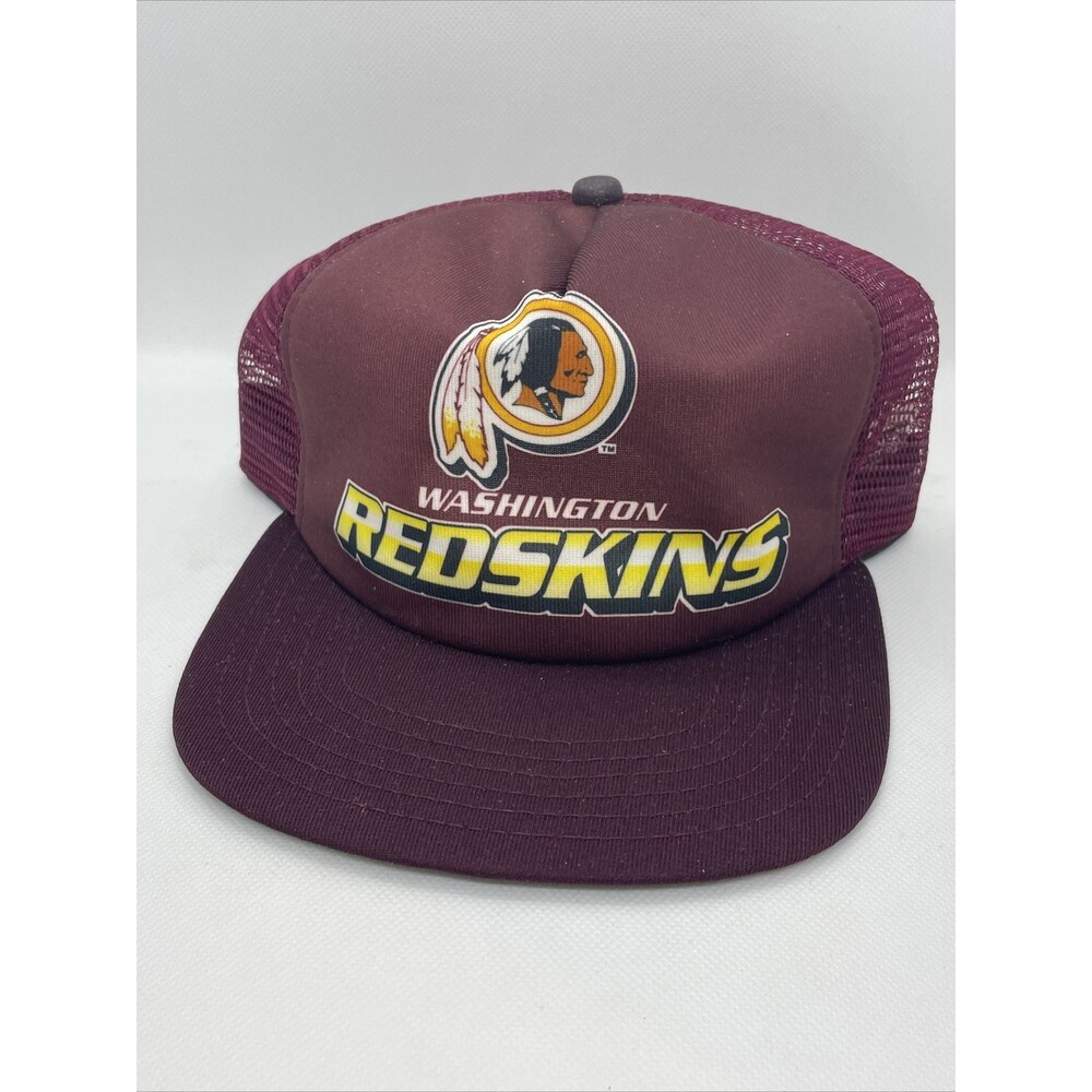 VINTAGE Washington Redskins Hat Mesh New Era USA Trucker cap NFL
